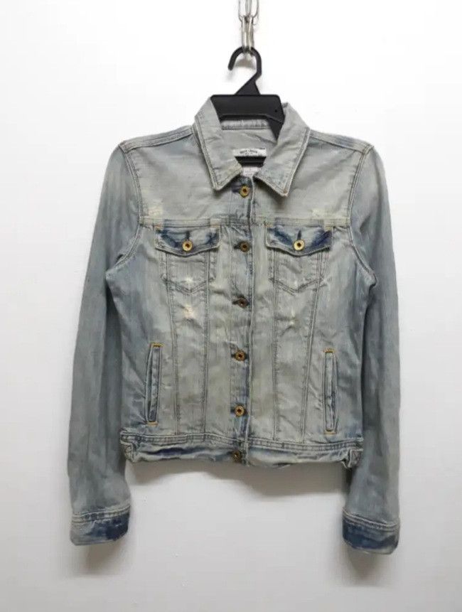 Polo Ralph Lauren 💥Polo ralph lauren stonewash denim jacket Size S / US 4 / IT 40 - 1 Thumbnail