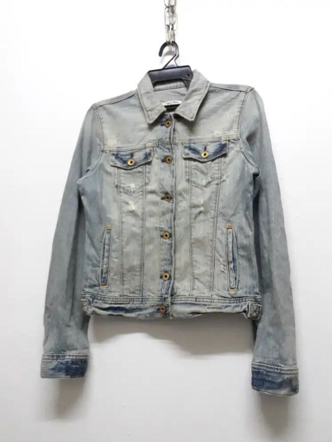 Polo Ralph Lauren 💥Polo ralph lauren stonewash denim jacket Size S / US 4 / IT 40 - 2 Thumbnail