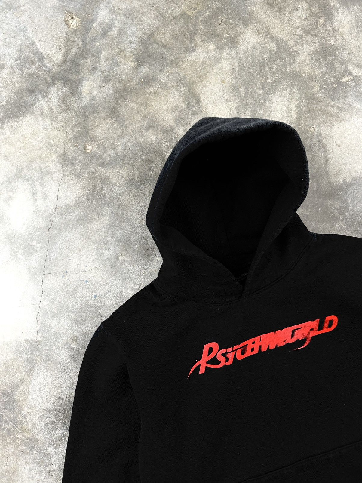 Psychworld OG Psychworld Motion Logo Hoodie Black / Red Sz. Large Psych Size US L / EU 52-54 / 3 - 2 Thumbnail