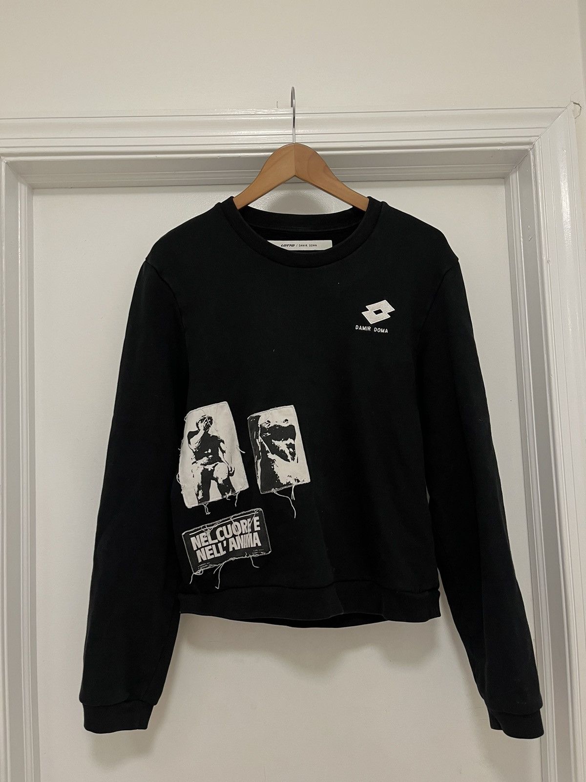 ☆国内即発☆DAMIR DOMA / Lotto オーバーサイズ スウェット 黒