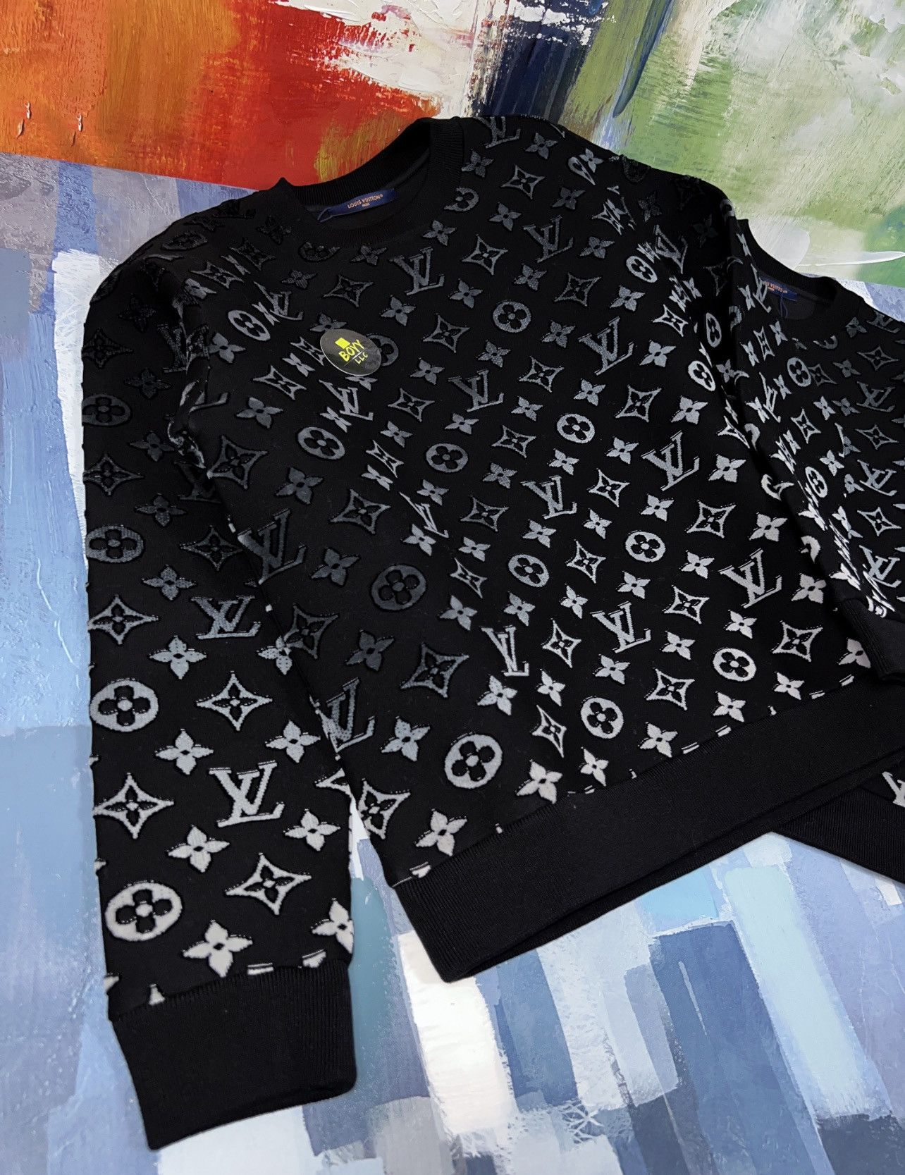 Louis Vuitton Louis Vuitton monogram sweater Grailed