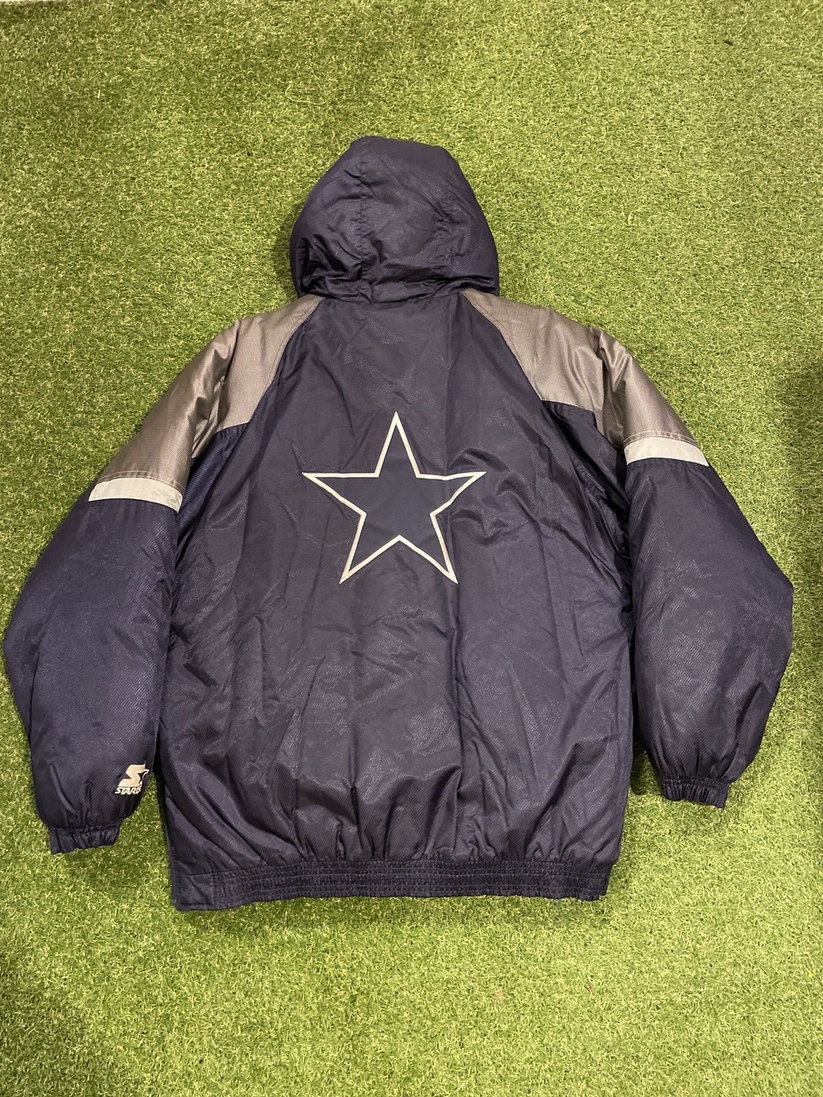 NFL × Starter Vintage Dallas Cowboys Half Zip Pullover Jacket Size US XL / EU 56 / 4 - 6 Thumbnail