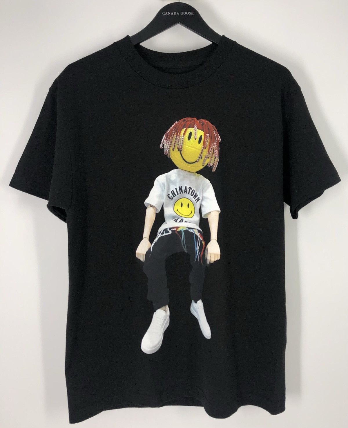 Chinatown Market Lil Yachty Action Figure Black T-Shirt
