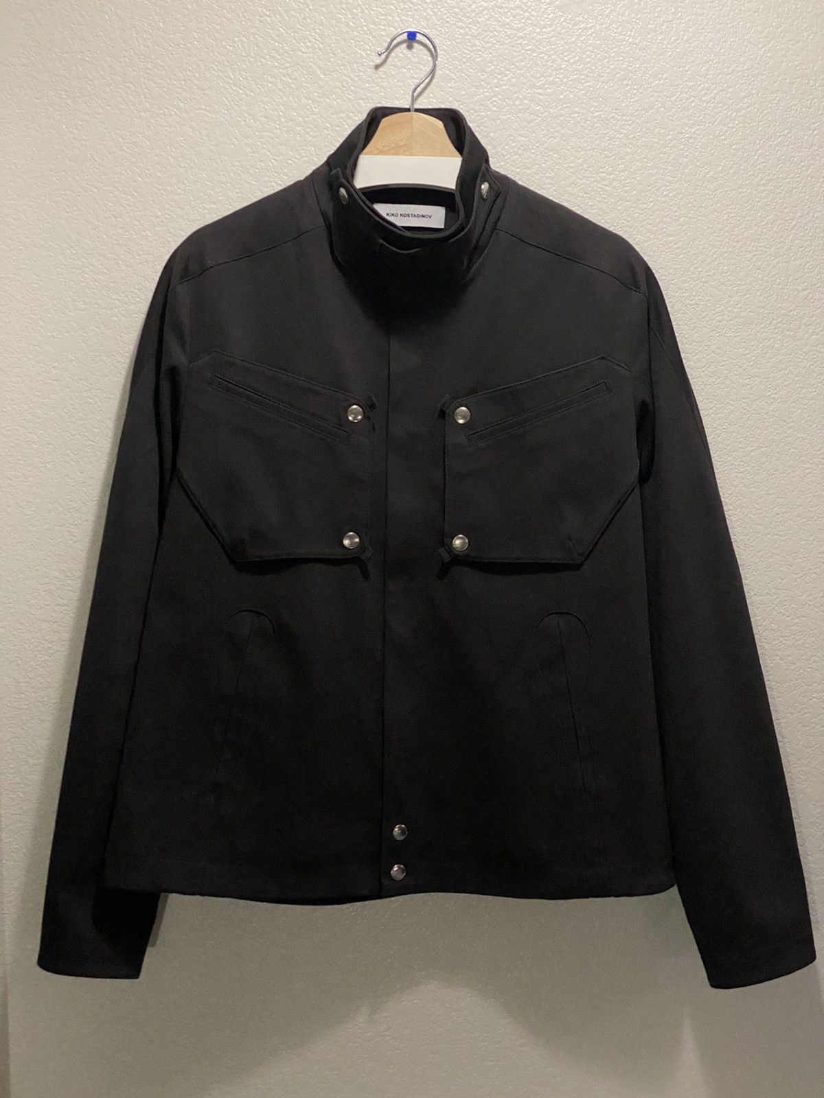 kiko kostadinov KK. JACKET03 SABLE BLACK