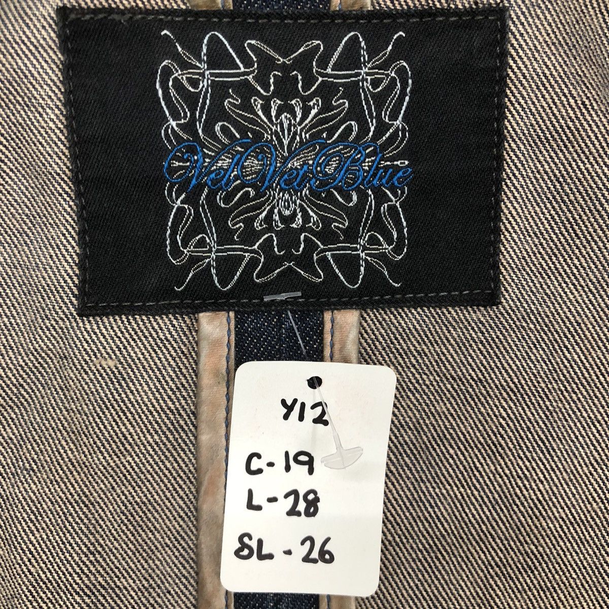Japanese Brand × Velvet Y12. JAPAN VELVET BLUE DENIM COAT Size M / US 6-8 / IT 42-44 - 8 Thumbnail