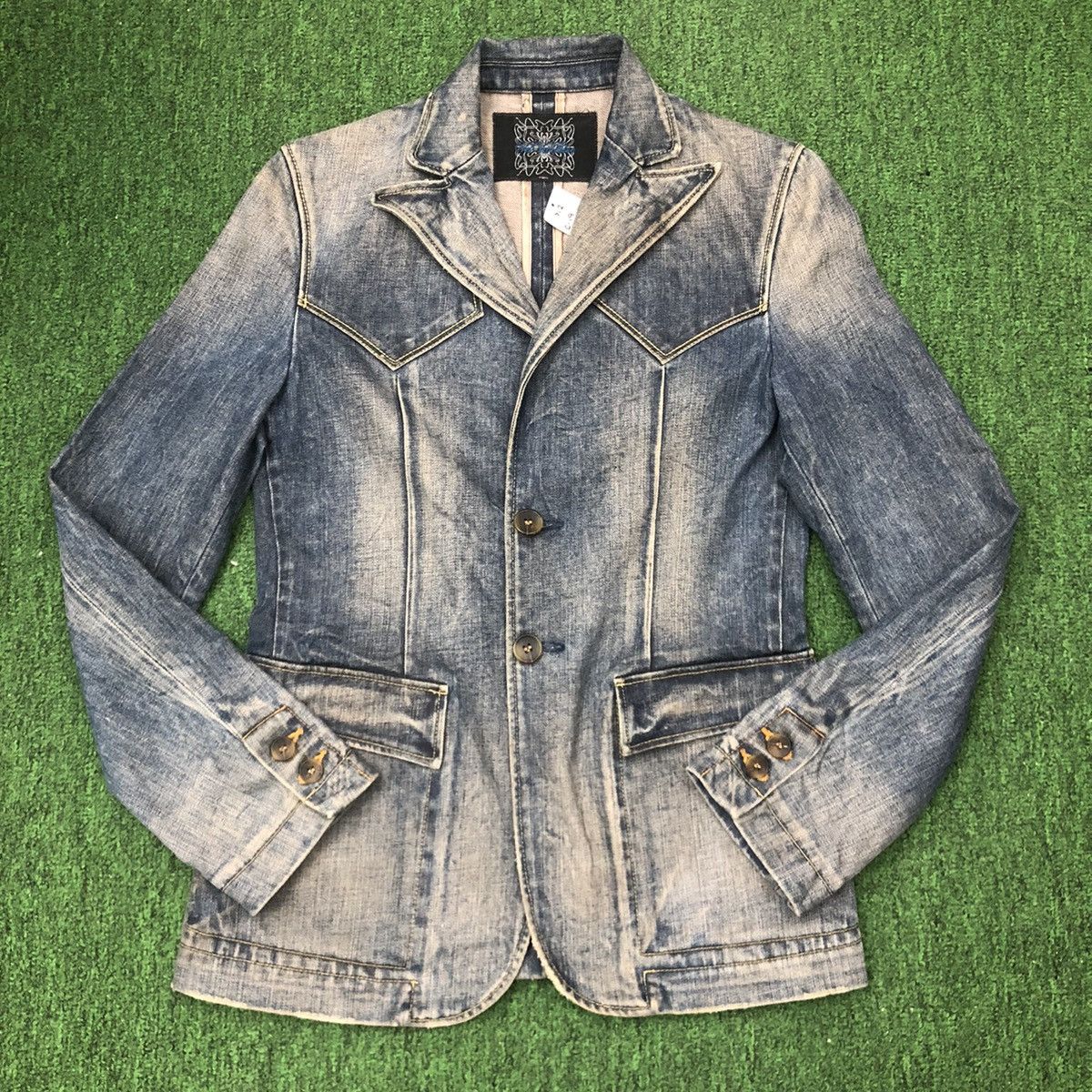 Japanese Brand × Velvet Y12. JAPAN VELVET BLUE DENIM COAT Size M / US 6-8 / IT 42-44 - 1 Thumbnail