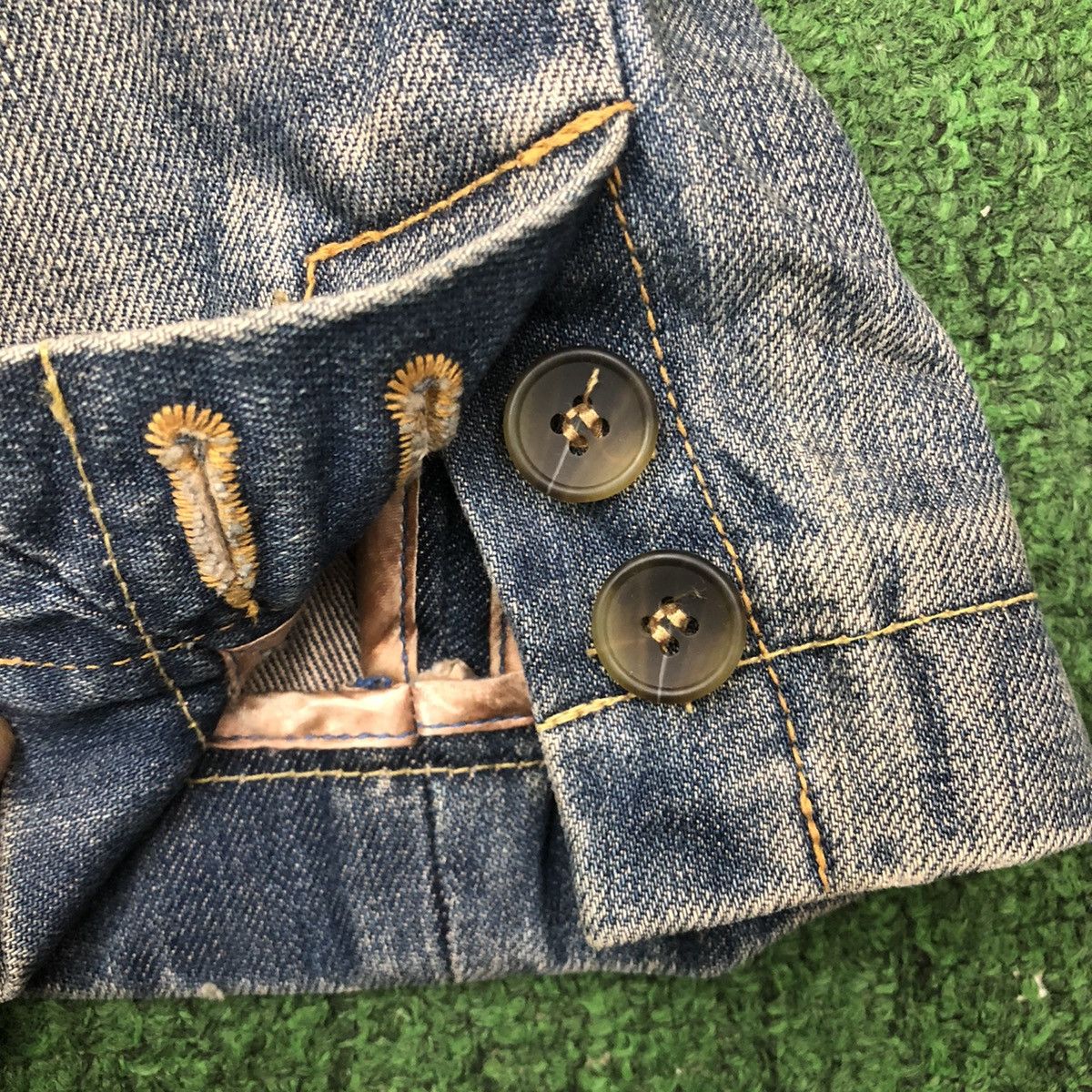 Japanese Brand × Velvet Y12. JAPAN VELVET BLUE DENIM COAT Size M / US 6-8 / IT 42-44 - 6 Thumbnail