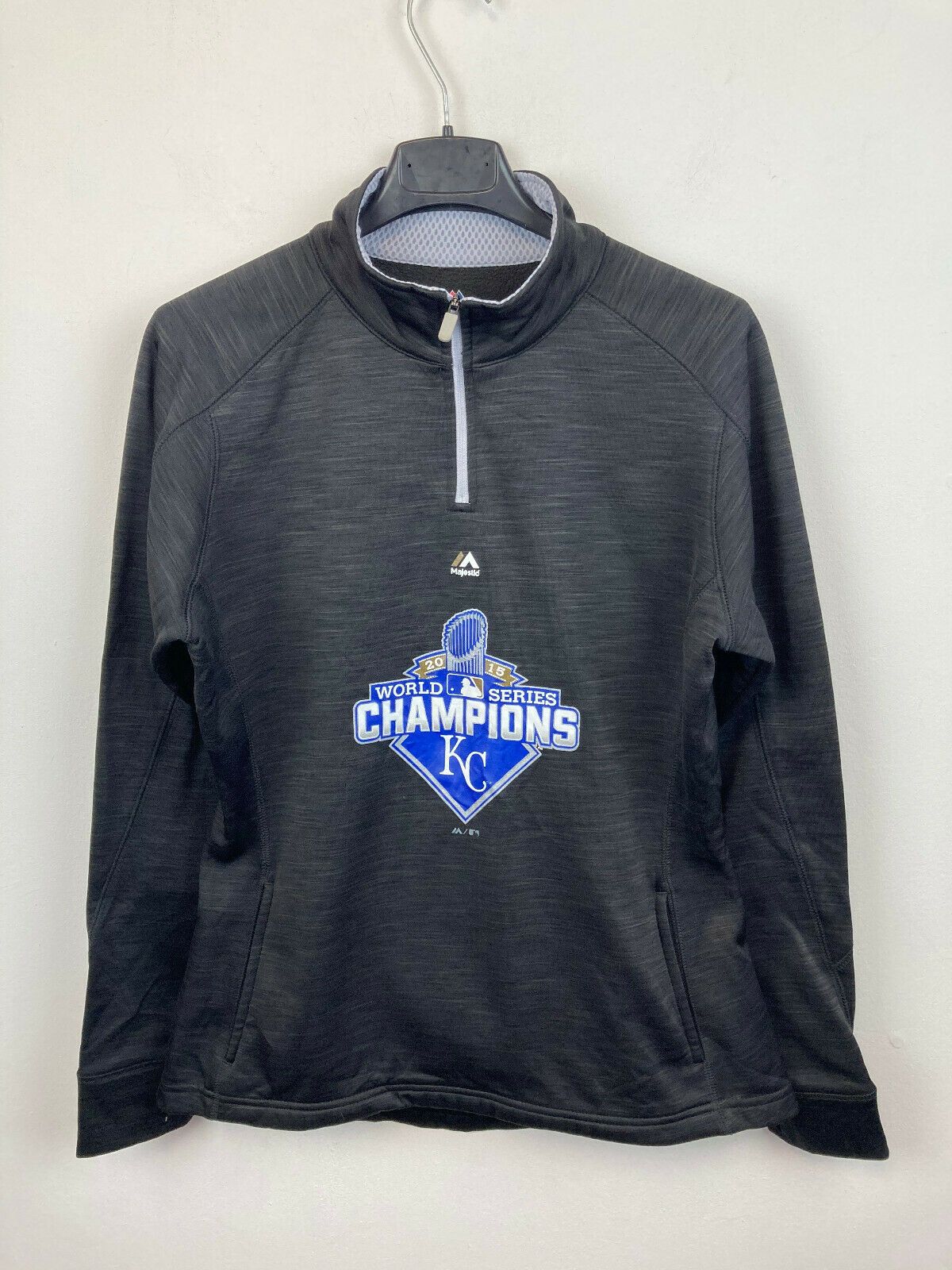 MLB × Majestic Kansas City Royals 2015 World Champions M Sweatshirt Jumper Size M / US 6-8 / IT 42-44 - 1 Thumbnail