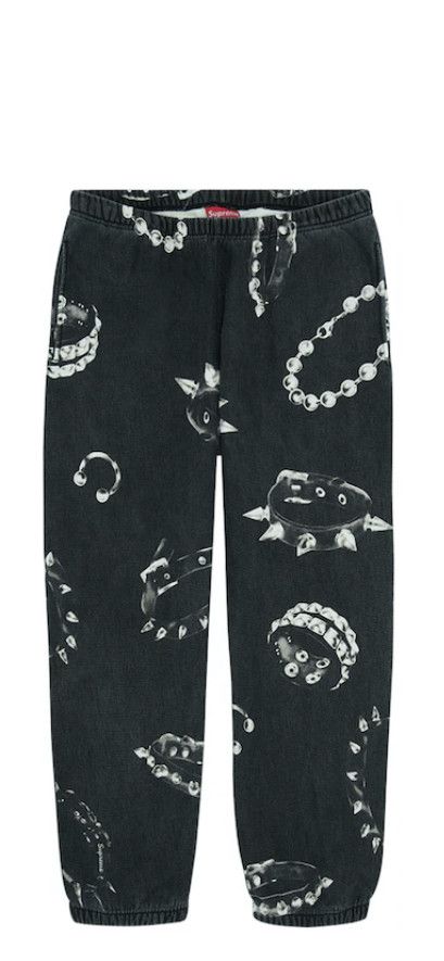 Supreme Supreme Studded Collars Sweatpant Black FW20 Medium M