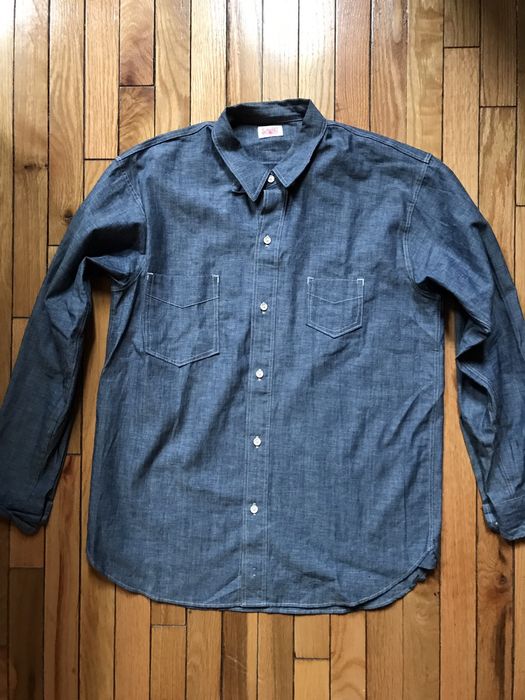 Levi's Vintage Clothing Sunset Chambray Shirt - Men's - XL - Blue