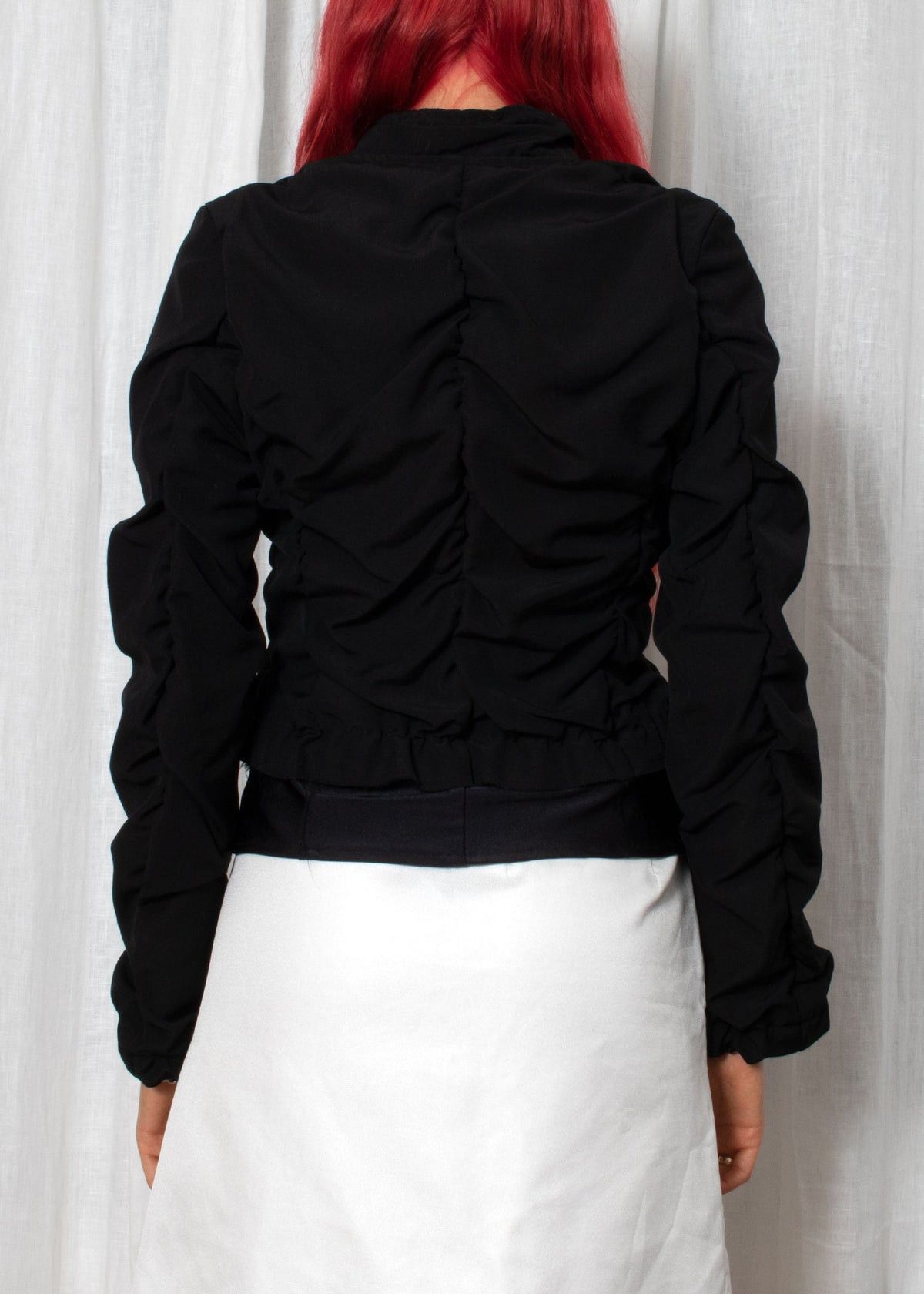 Comme des Garcons AD1999 Comme Des Garcons Ruched Blazer (S/M) Size M / US 6-8 / IT 42-44 - 2 Thumbnail