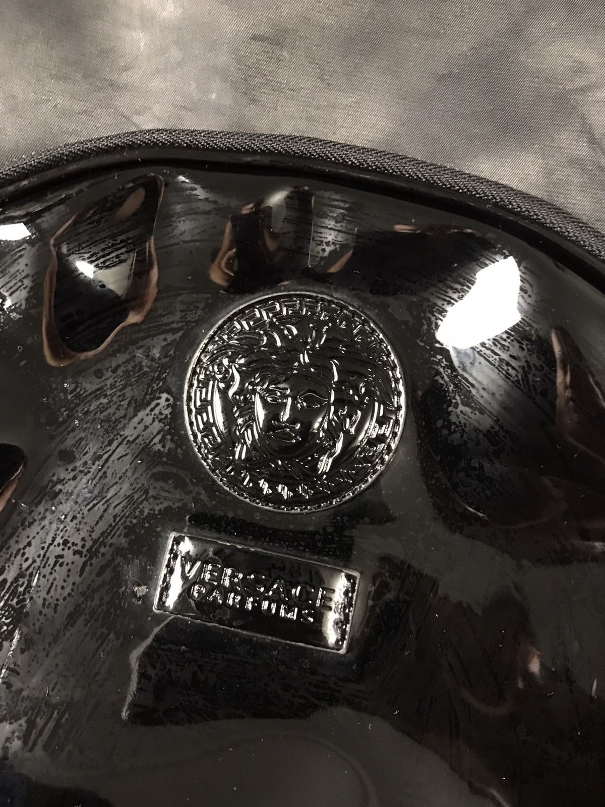 Versace Jeans Couture Versace Luxury Black Nylon Medusa Backpack bag Size ONE SIZE - 3 Thumbnail