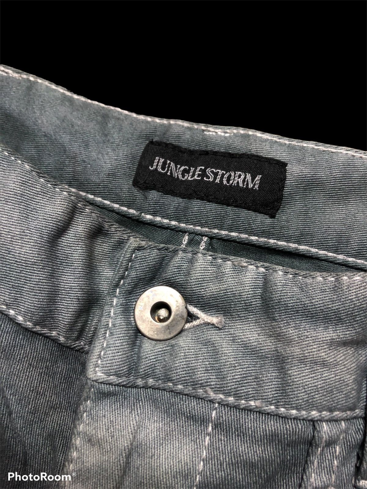 Hypebeast BLEACHED⚡️⚡️JUNGLE STORM STRECTHABLE BAKER PANTS Size US 31 - 4 Thumbnail
