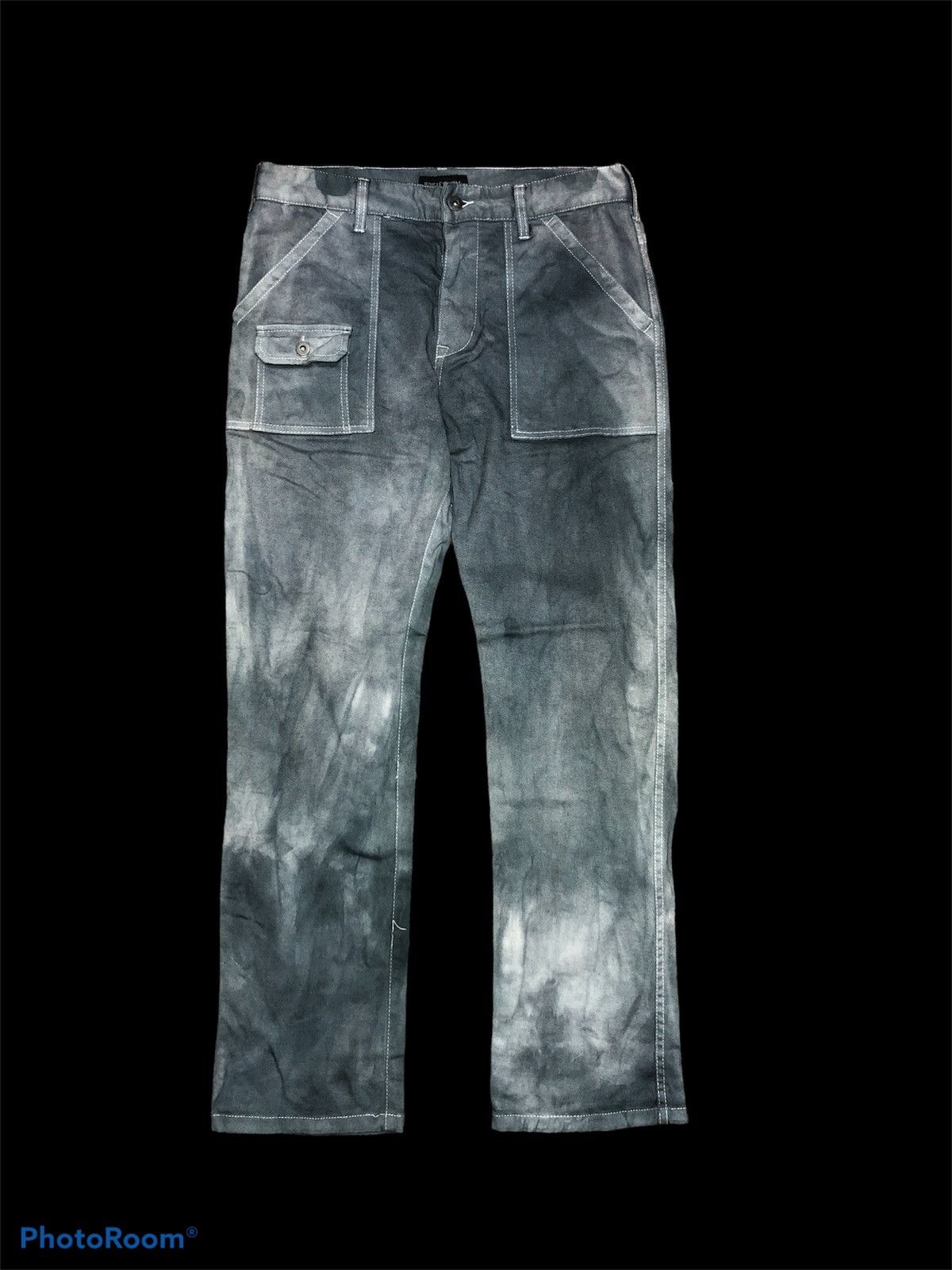 BLEACHED⚡️⚡️JUNGLE STORM STRECTHABLE BAKER PANTS