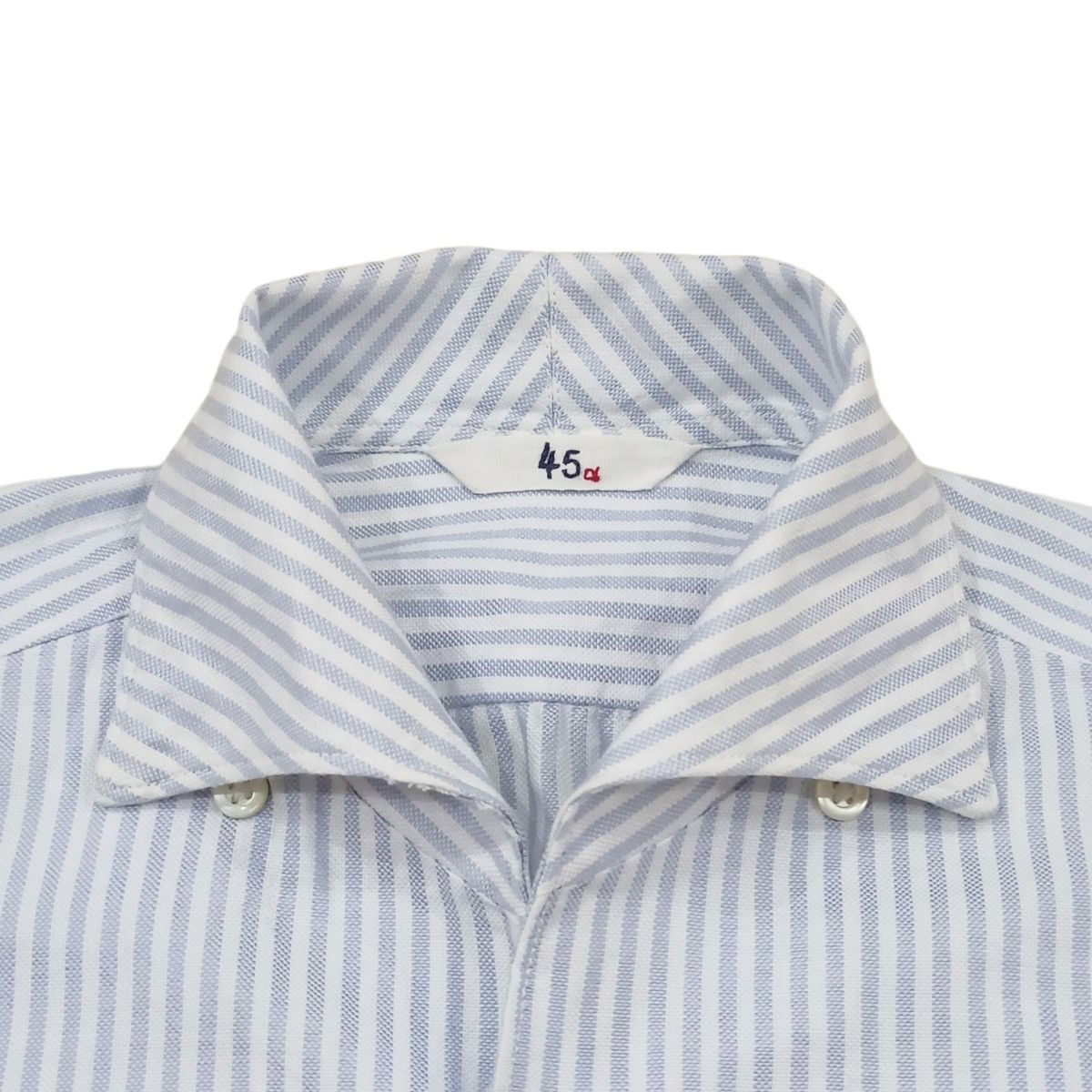 45rpm 45rpm Stripe Cotton Button Up Longsleeves Collar Shirt Size US XS / EU 42 / 0 - 2 Thumbnail
