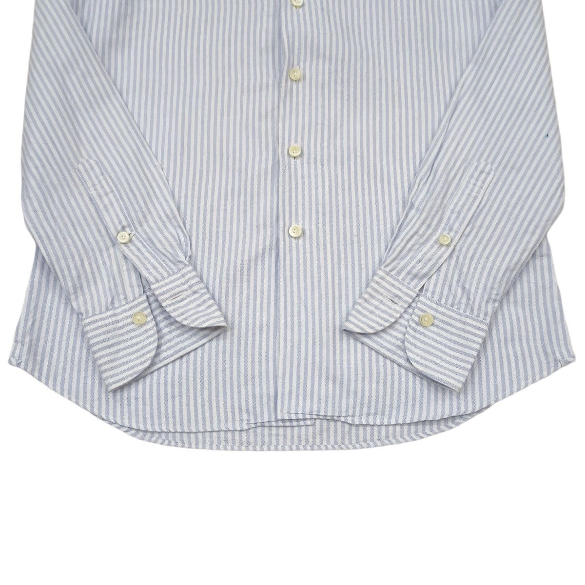 45rpm 45rpm Stripe Cotton Button Up Longsleeves Collar Shirt Size US XS / EU 42 / 0 - 7 Thumbnail