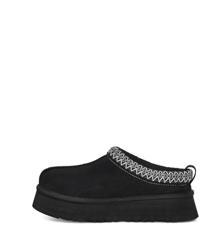 Ugg UGG TAZZ BLACK SLIPPER WITH PLATFORM UGSTAZZBK1122553W-7 Size US 7 / IT 37 - 2 Thumbnail