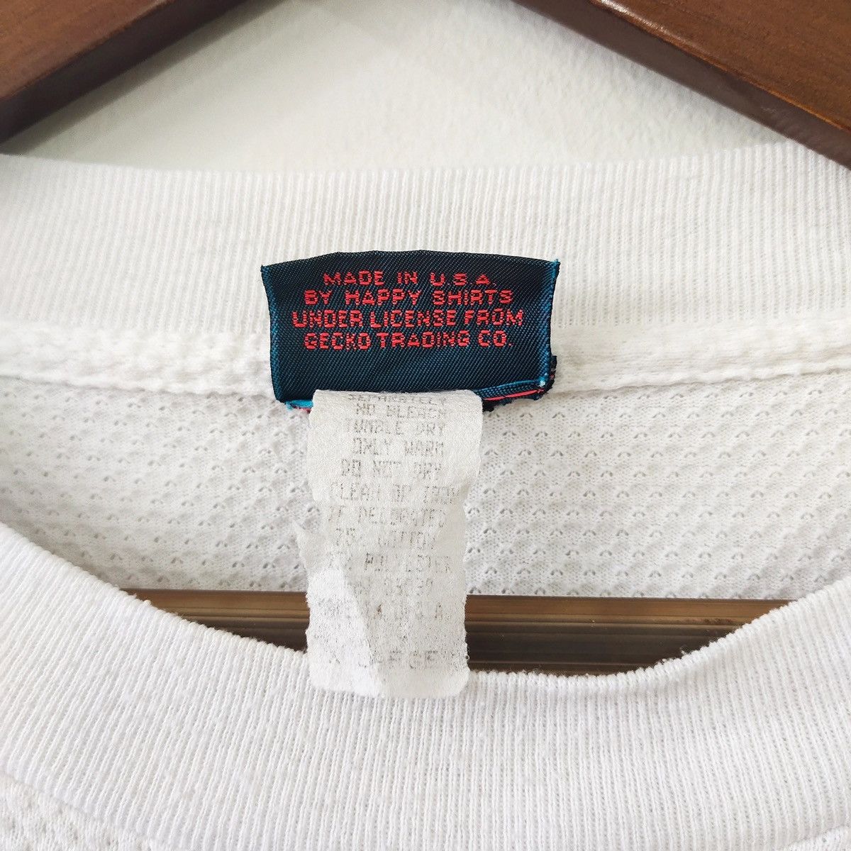 🔥🔥VINTAGE90s GECKO HAWAII LONGSLEEVE DOT CHECK CREWNECK