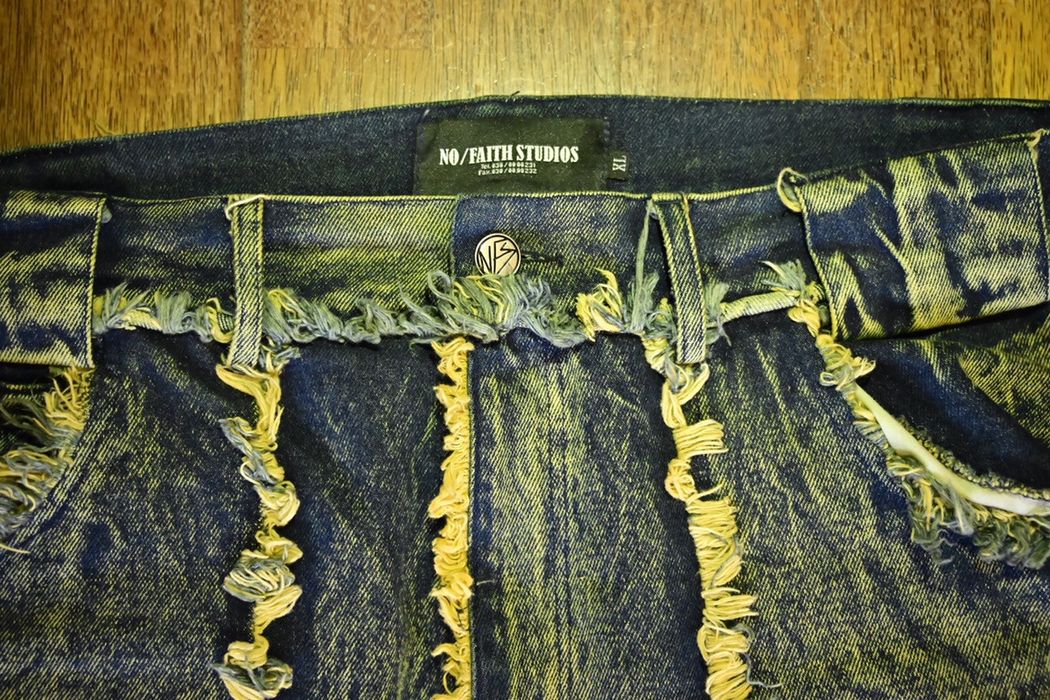 Japanese Brand No Faith Studios Flared Denim | Grailed