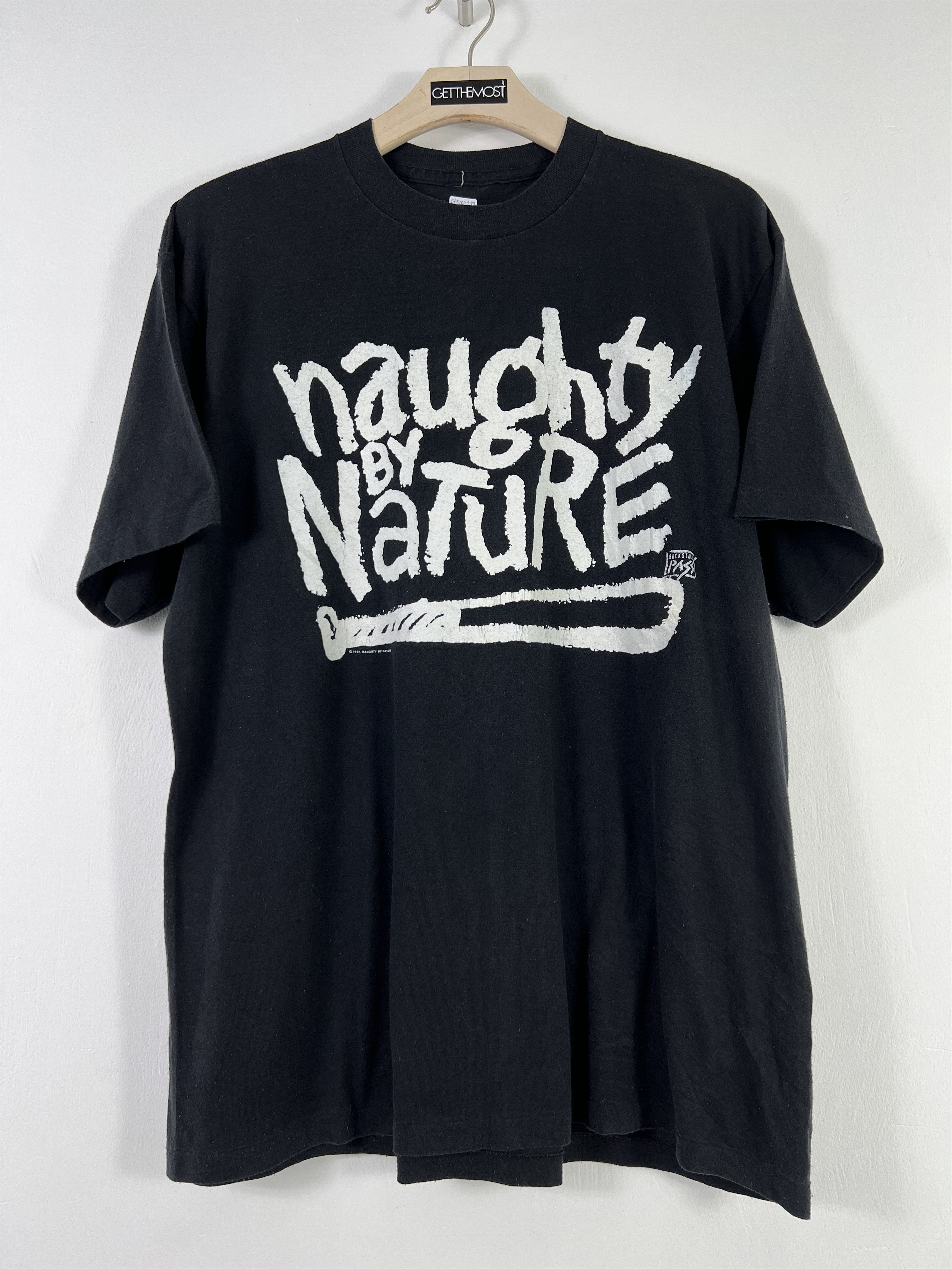 90s naughty Bye NaTuRe ビンテージ RAP Tee-