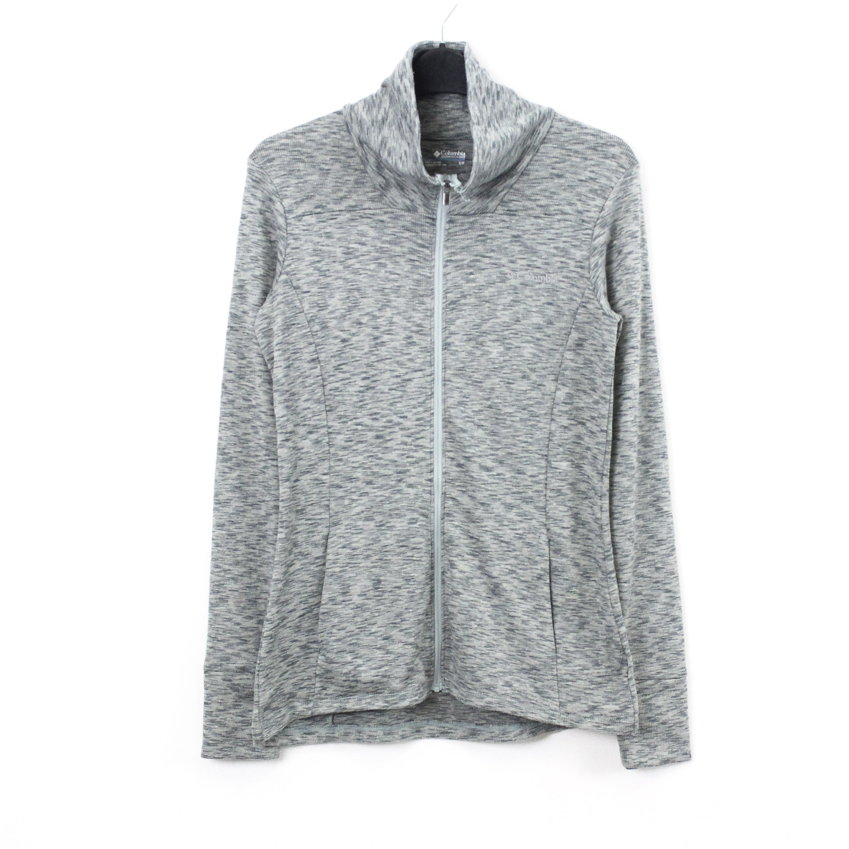 Columbia Thermal Jumper Shirt Stretch Sweatshirt Jacket Zip Fleece Size S / US 4 / IT 40 - 1 Thumbnail