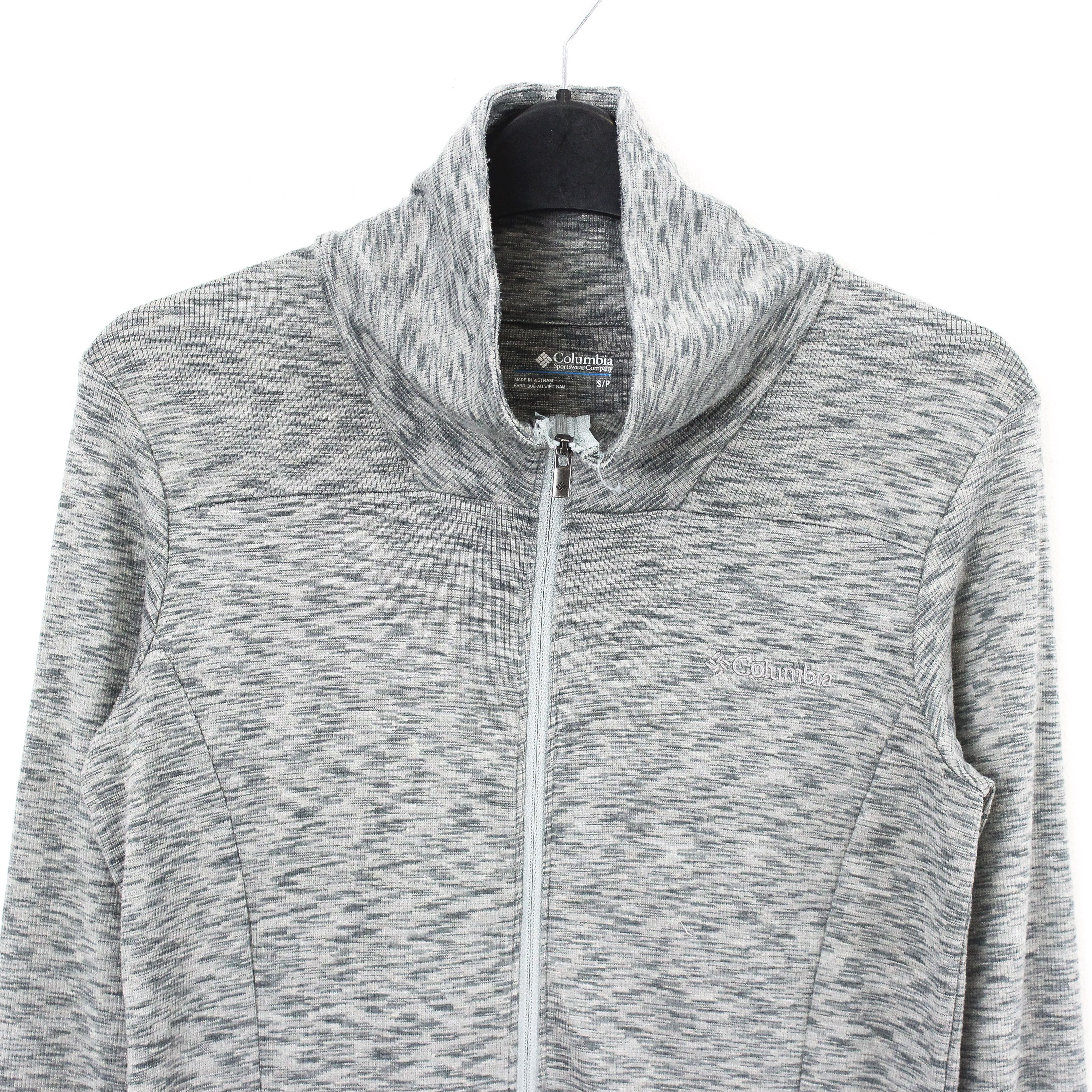 Columbia Thermal Jumper Shirt Stretch Sweatshirt Jacket Zip Fleece Size S / US 4 / IT 40 - 2 Thumbnail