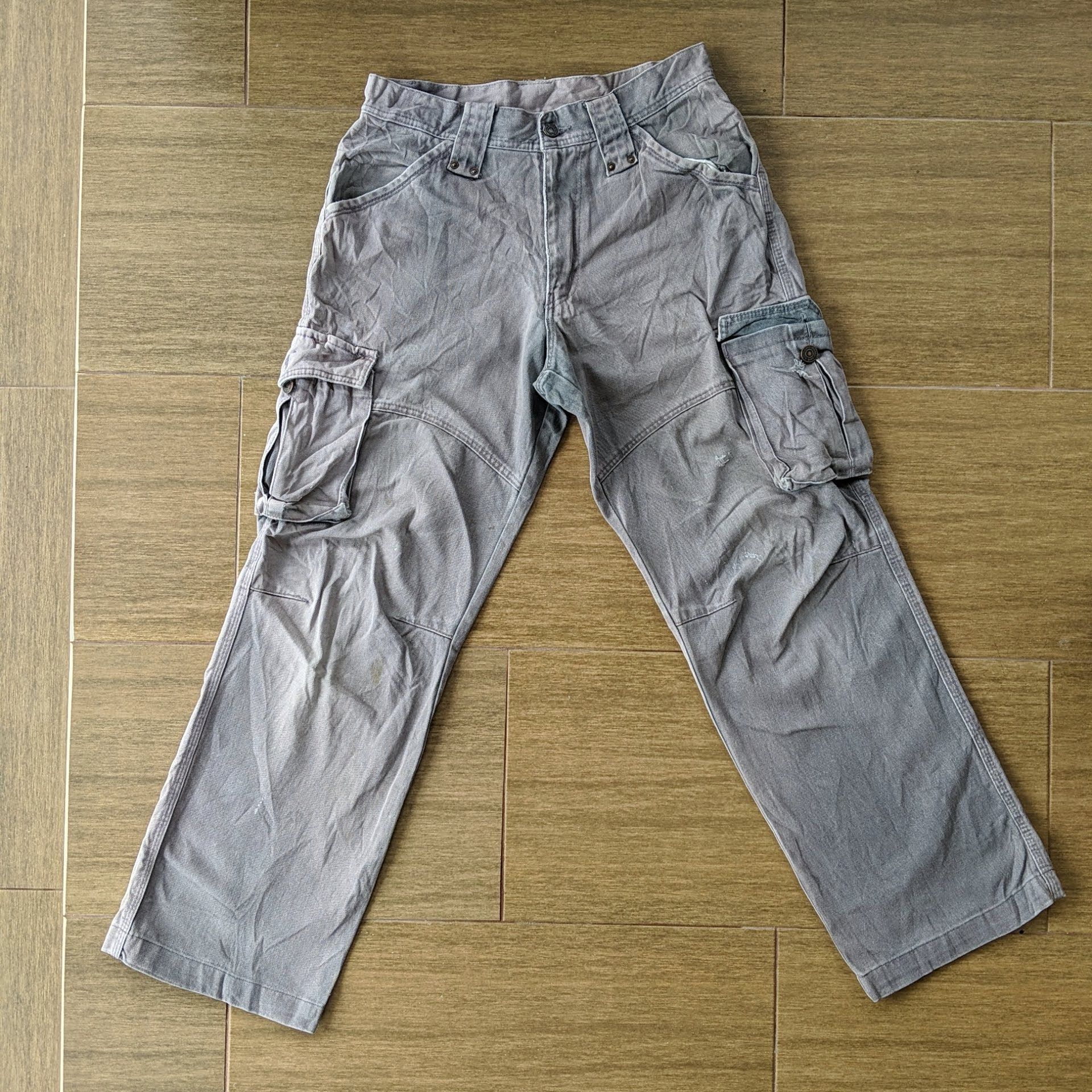 image of Utility Pro Wear x Vintage W32Vintage Dog Man Multipocket Tactical Cargo Pants in Grey, Men's