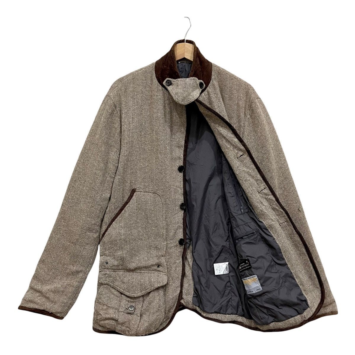 Beams Plus × Japanese Brand BEAMS Wool Cargo Button Jacket Size US M / EU 48-50 / 2 - 3 Thumbnail