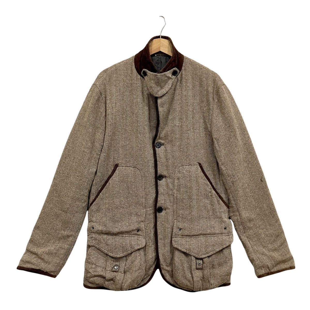 Beams Plus × Japanese Brand BEAMS Wool Cargo Button Jacket Size US M / EU 48-50 / 2 - 1 Thumbnail