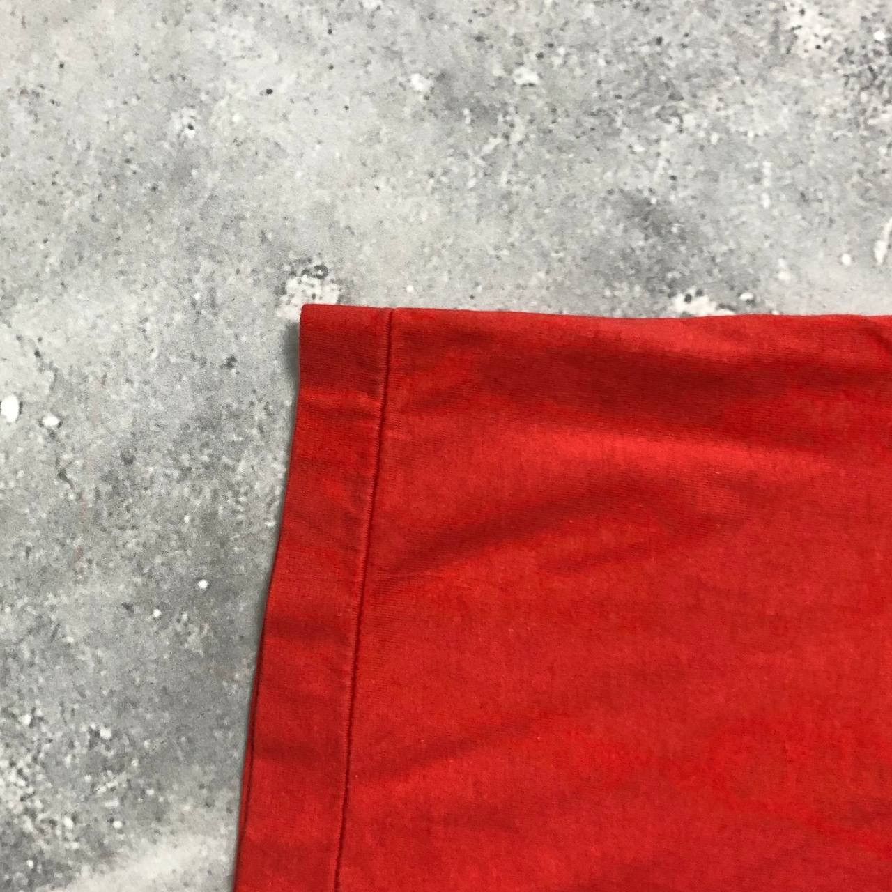 Vintage Vintage 2000s Blank Single Stitch T Shirt Orange Size M Size US M / EU 48-50 / 2 - 10 Thumbnail