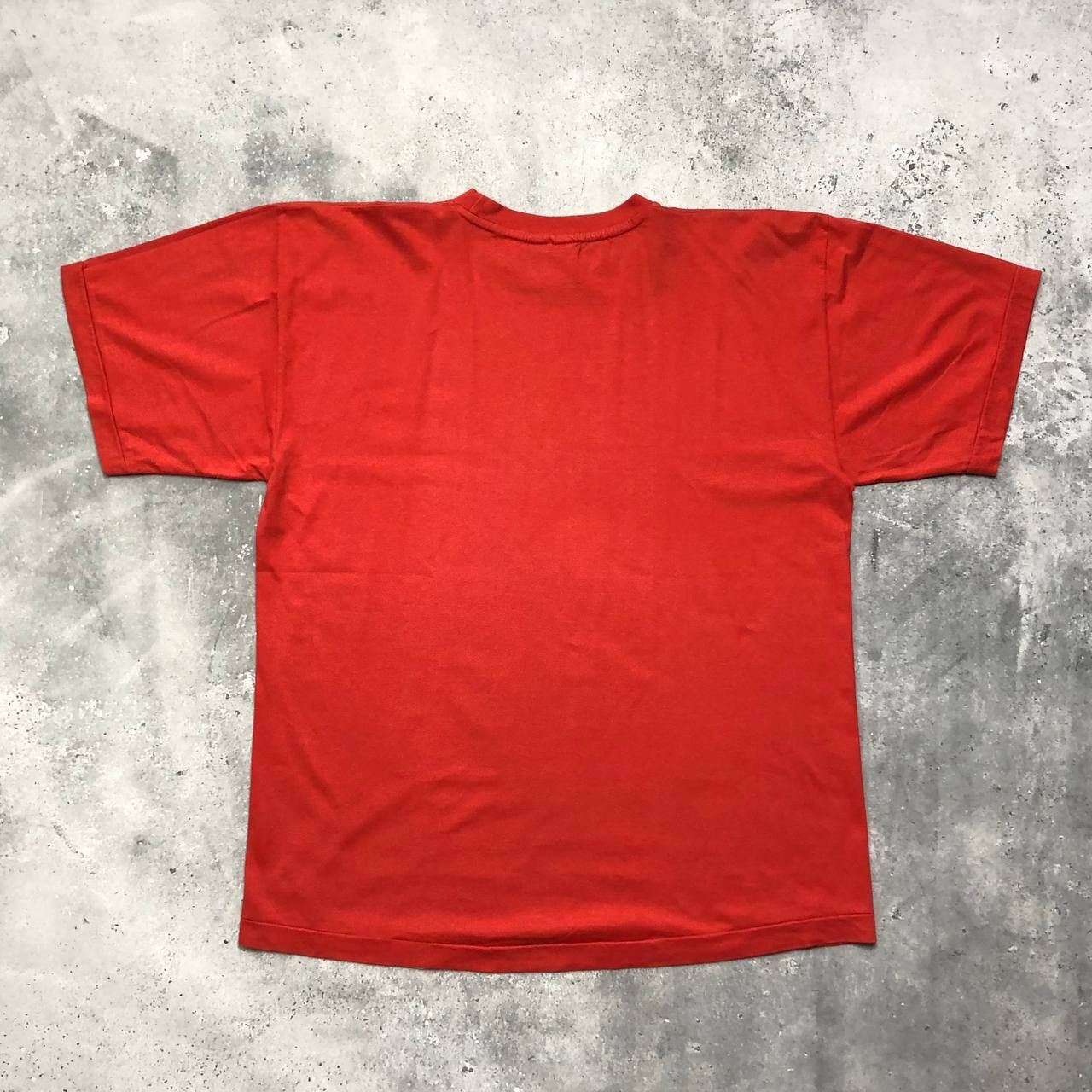 Vintage Vintage 2000s Blank Single Stitch T Shirt Orange Size M Size US M / EU 48-50 / 2 - 2 Thumbnail