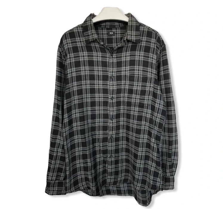 Uniqlo Japanese Brand Uniqlo Plaid Tartan Flannel Shirt 👕 | Grailed