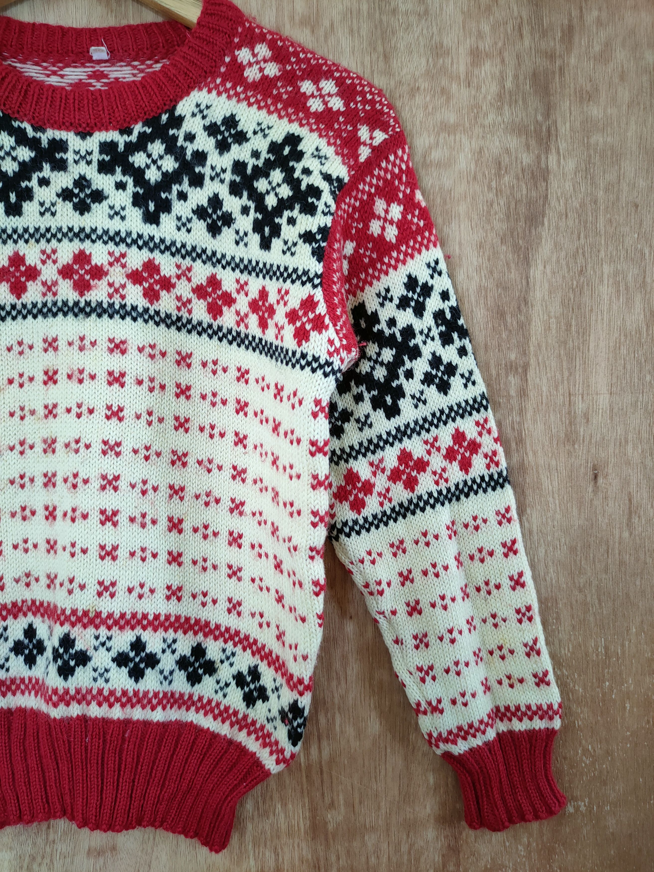 Aran Isles Knitwear DL Japan Handmade aran isle knitwear vtg streetwear #46-479 Size XS / US 0-2 / IT 36-38 - 3 Thumbnail