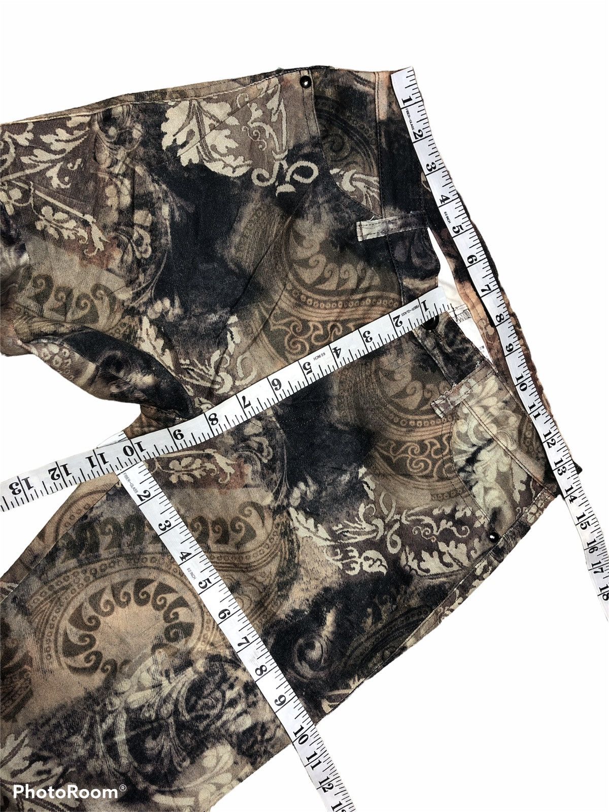 Japanese Brand FULL PRINT BATSU DIV STRECTHABLE PANT Size 27" / US 4 / IT 40 - 5 Thumbnail