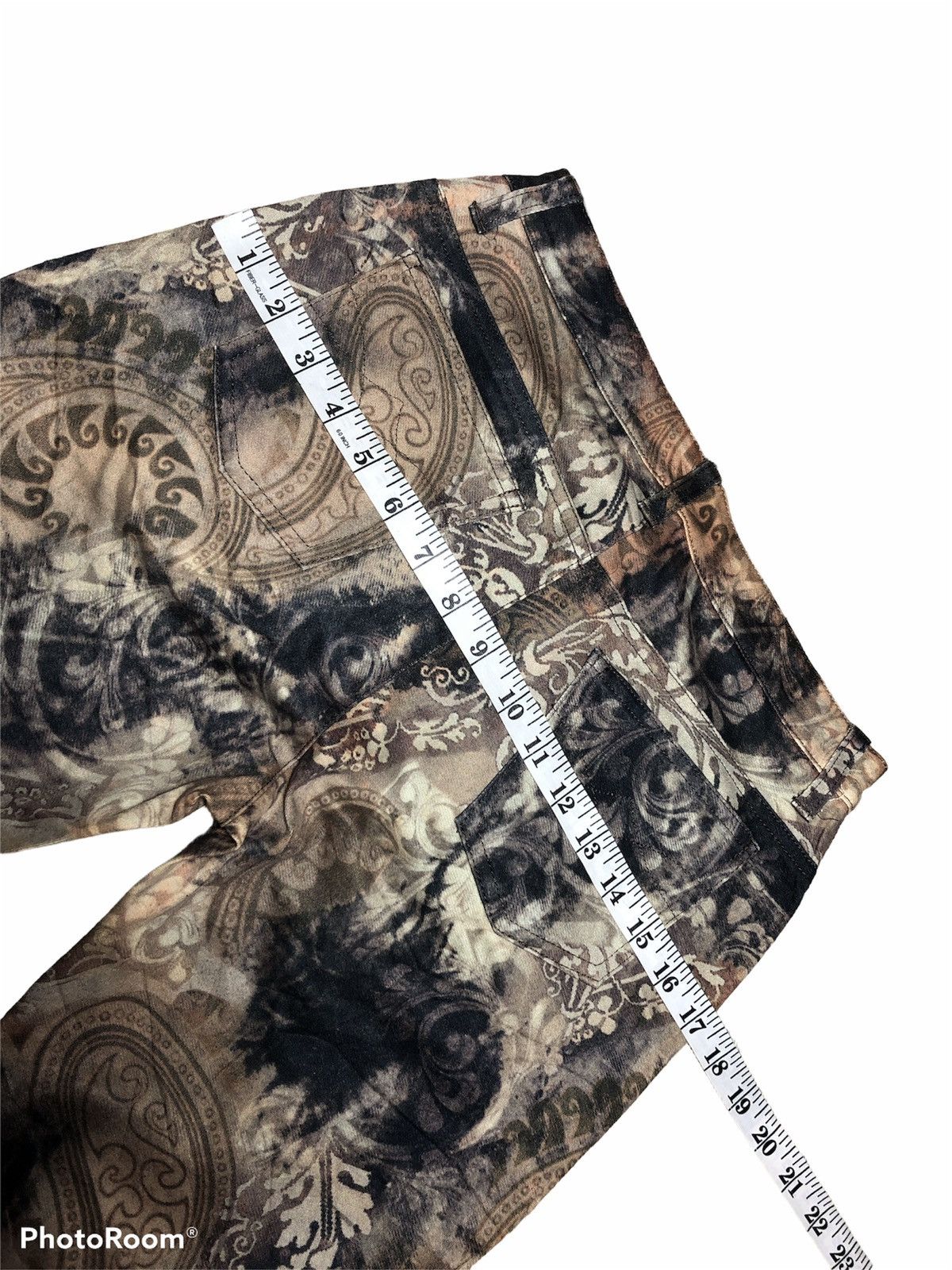 Japanese Brand FULL PRINT BATSU DIV STRECTHABLE PANT Size 27" / US 4 / IT 40 - 6 Thumbnail