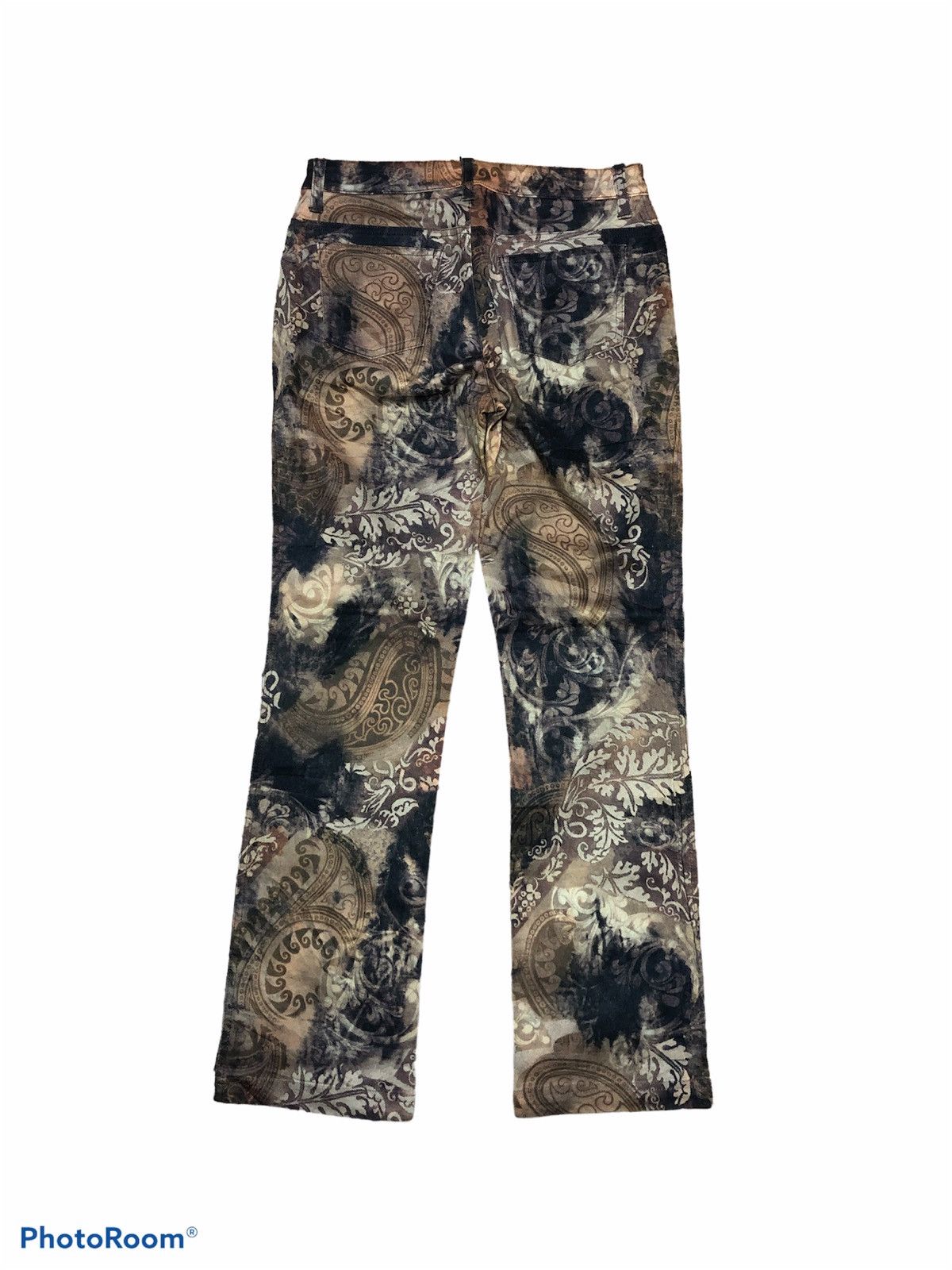 Japanese Brand FULL PRINT BATSU DIV STRECTHABLE PANT Size 27" / US 4 / IT 40 - 2 Thumbnail