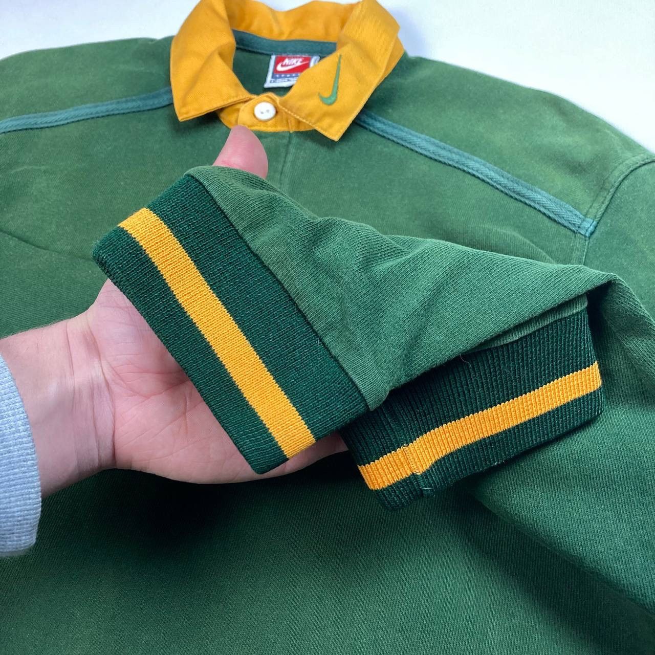 Nike × Vintage Vintage Nike SA Rugby sweatshirt 90s y2k Size US L / EU 52-54 / 3 - 8 Thumbnail