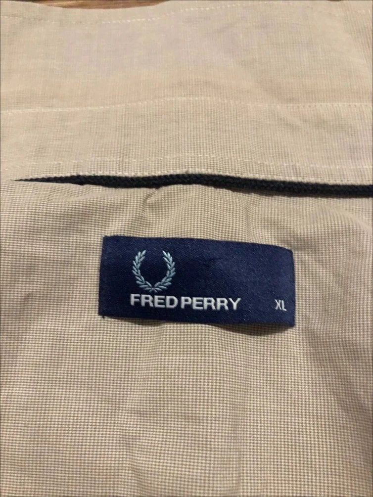 Fred Perry Men’s Fred Perry Vintage shirt Button Up short sleeve Size US XL / EU 56 / 4 - 7 Thumbnail
