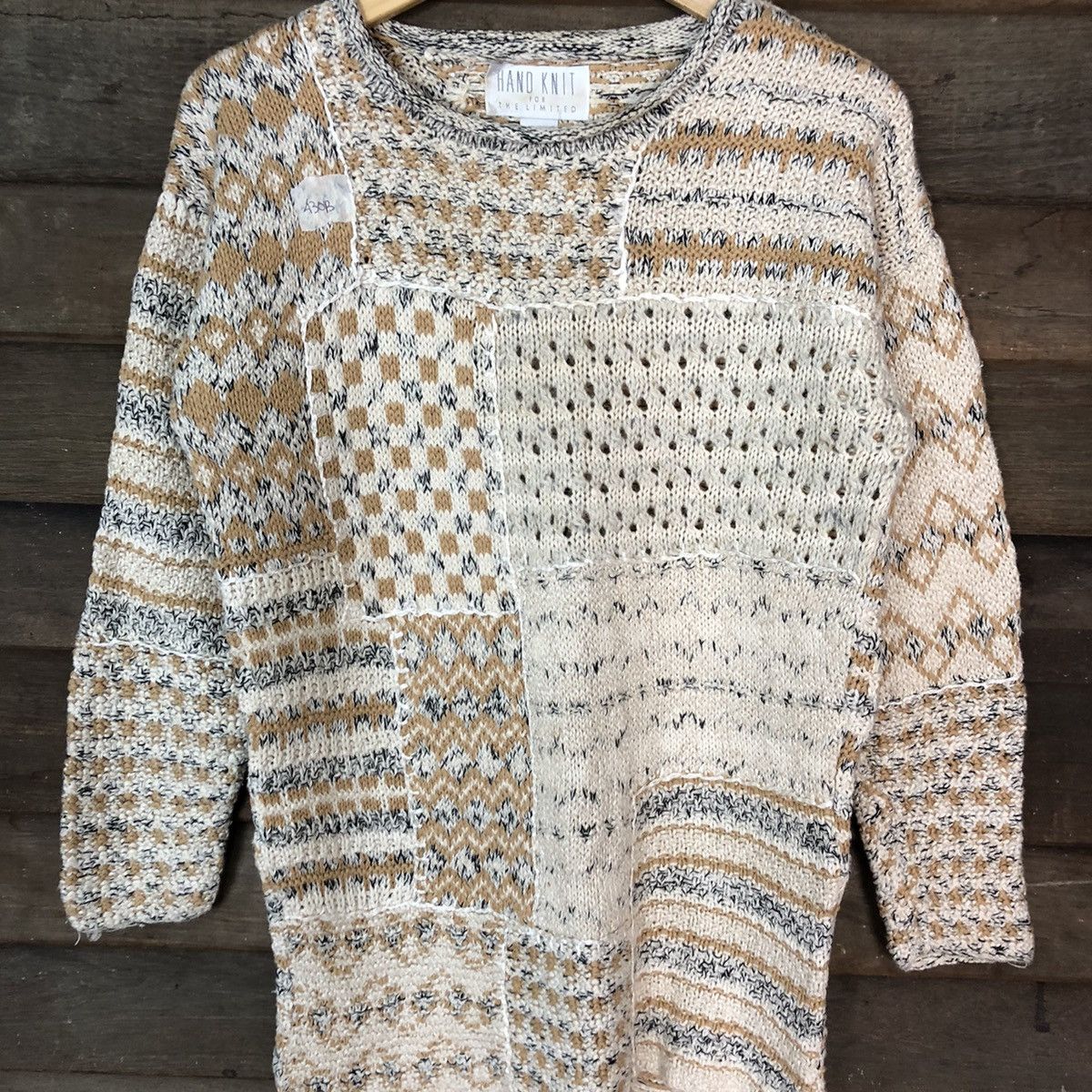 Vintage HandKnit For The Limited Cream Knitwear #430B Size S / US 4 / IT 40 - 6 Thumbnail