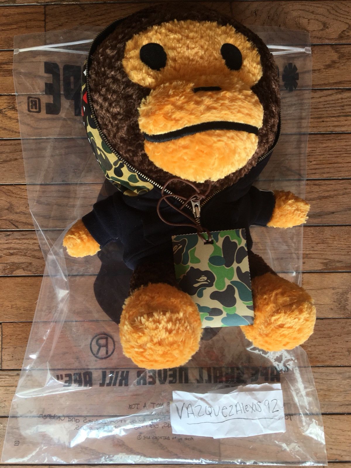 Bape A Bathing Ape Baby MILO Plush Doll | Grailed