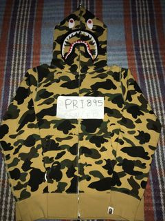 Bape Yellow Camo Hoodie