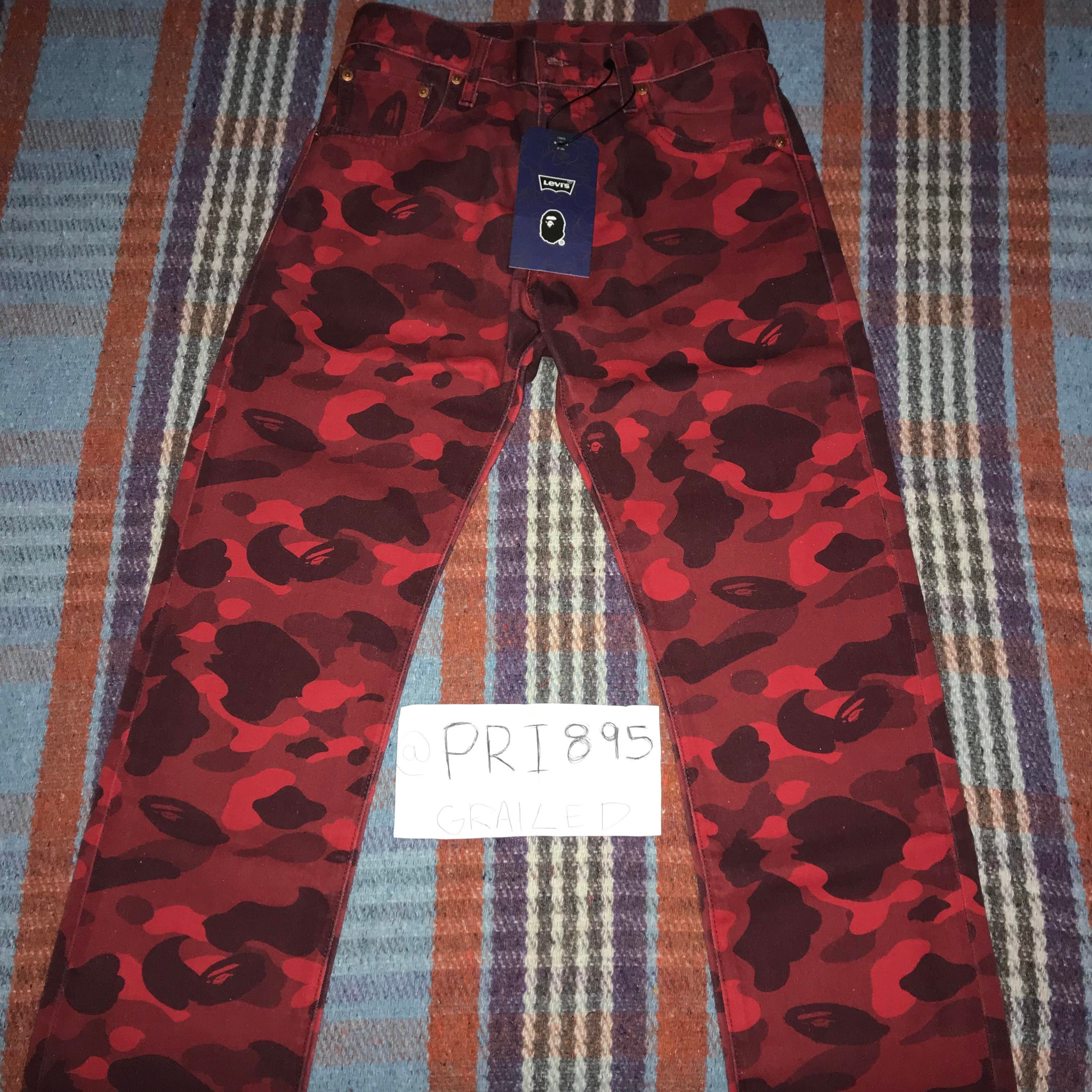 Bape × Levi's BAPE x LEVI'S COLOR CAMO 501 '93 MODEL | Grailed