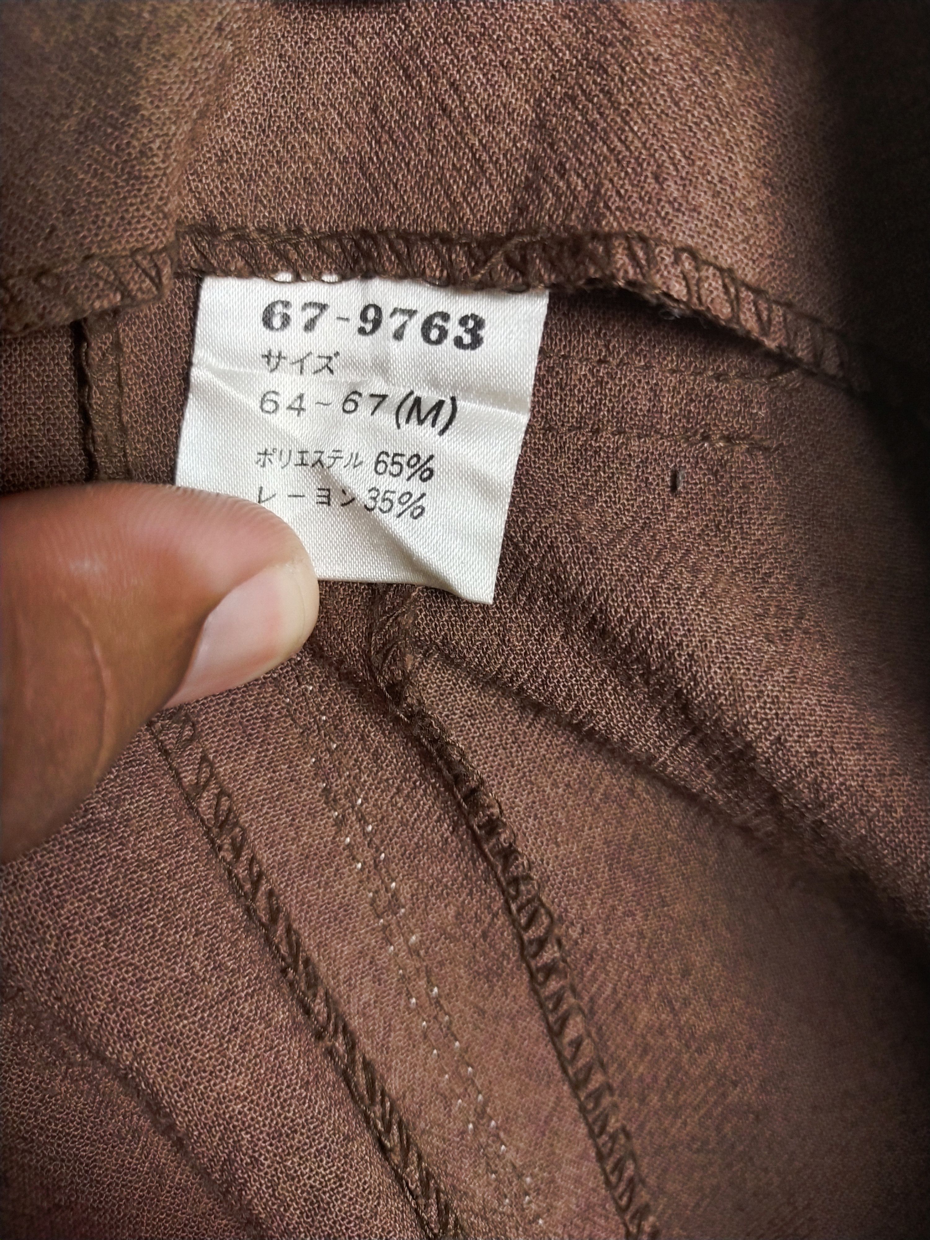 Japanese Brand 405 Brown utility palazo Cargo Pants #2869 Size 26" / US 2 / IT 38 - 19 Thumbnail