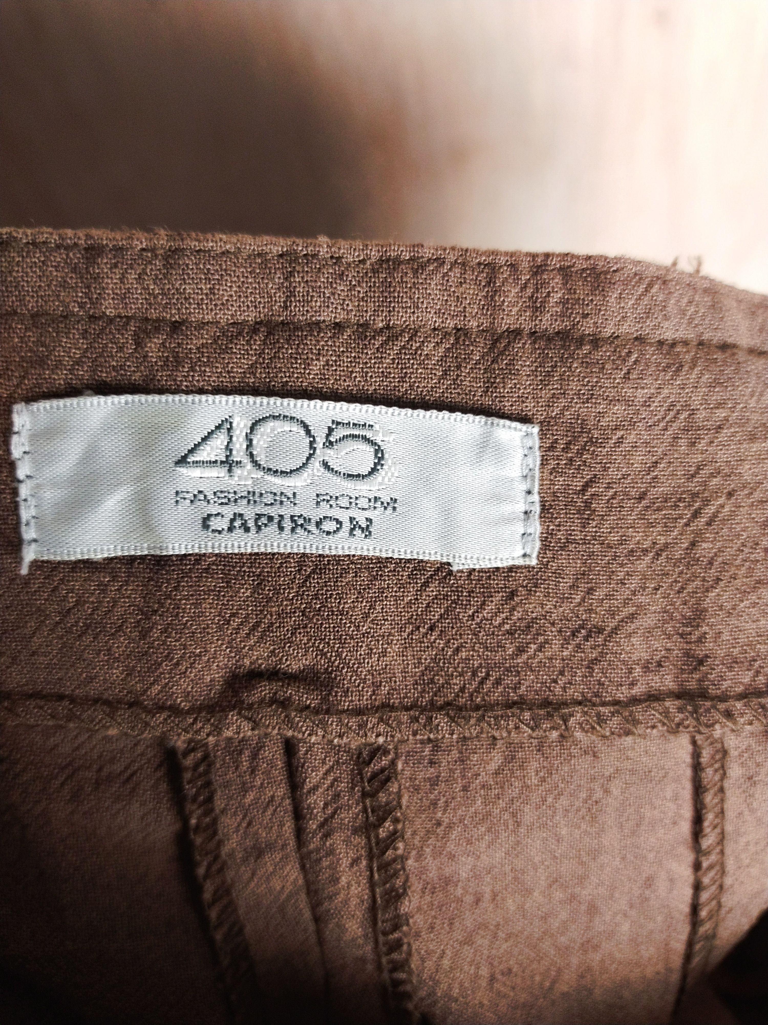 Japanese Brand 405 Brown utility palazo Cargo Pants #2869 Size 26" / US 2 / IT 38 - 18 Thumbnail