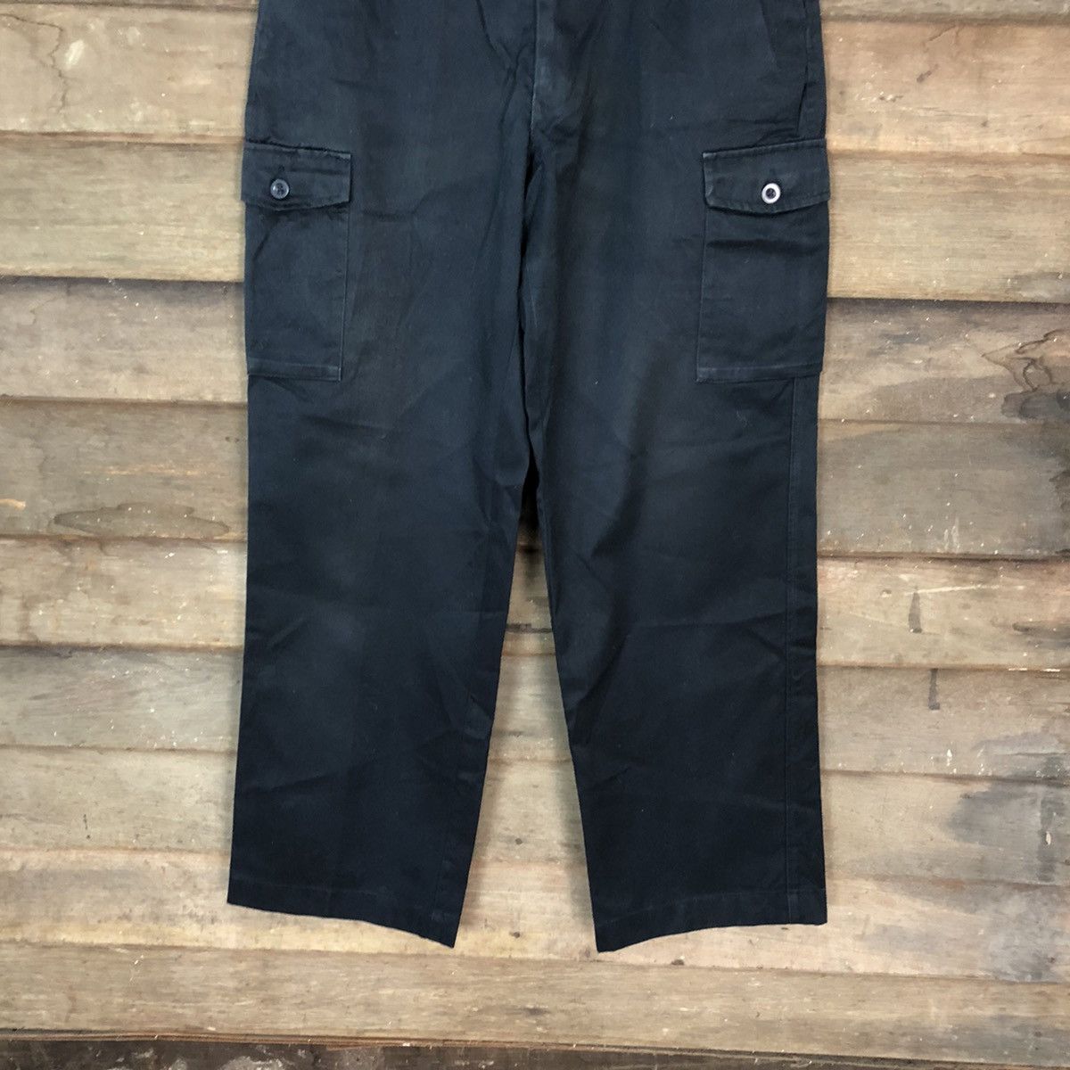 Japanese Brand Japanese Brand Dark blue multipocket Cargo Pants #3402 Size US 28 / EU 44 - 3 Thumbnail