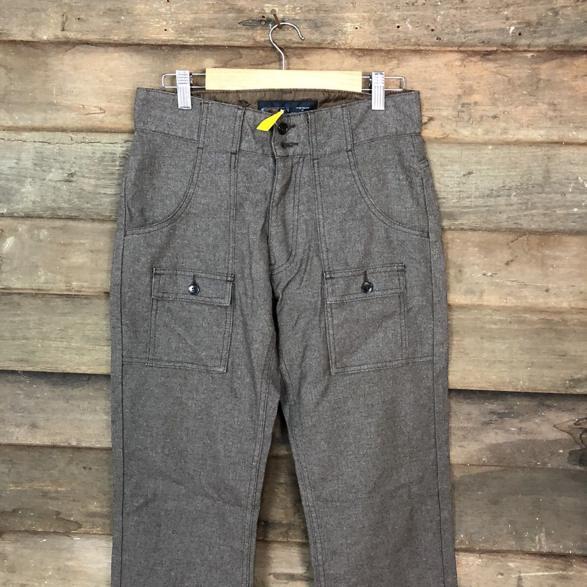 Japanese Brand Japanese Brand Grey utility tactical Cargo Pants #3348 Size US 28 / EU 44 - 2 Thumbnail