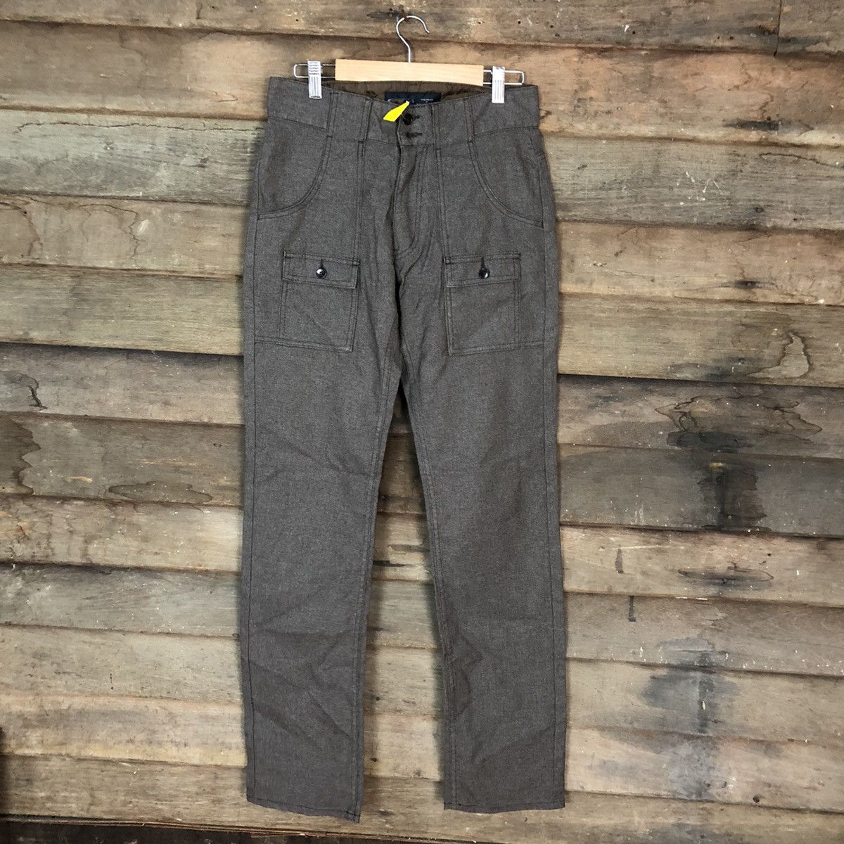 Japanese Brand Japanese Brand Grey utility tactical Cargo Pants #3348 Size US 28 / EU 44 - 1 Thumbnail