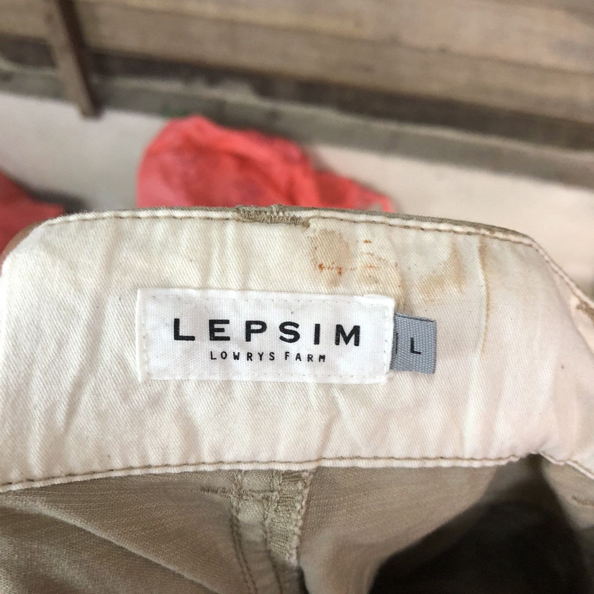 Japanese Brand Japanese Brand utility streetwear Cream Cargo Pants #3346 Size US 32 / EU 48 - 16 Thumbnail