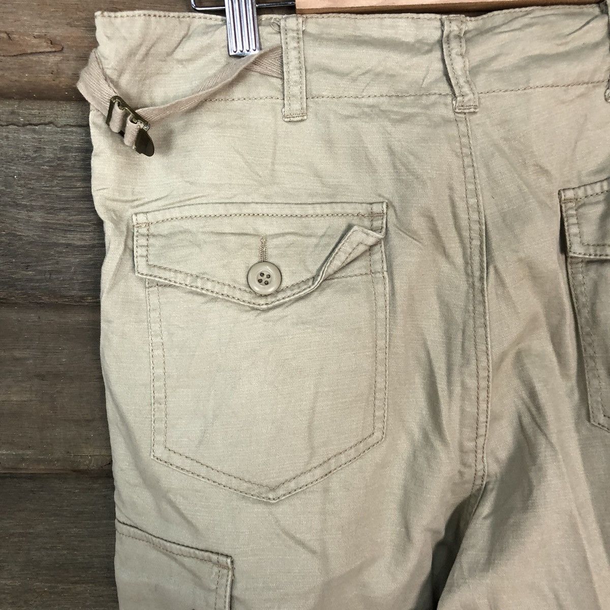 Japanese Brand Japanese Brand utility streetwear Cream Cargo Pants #3346 Size US 32 / EU 48 - 14 Thumbnail