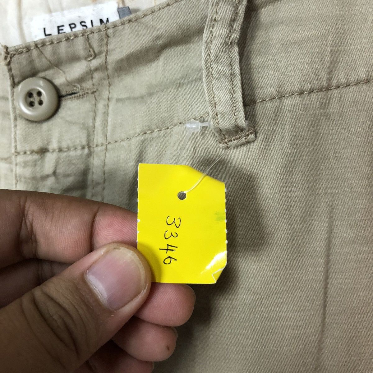 Japanese Brand Japanese Brand utility streetwear Cream Cargo Pants #3346 Size US 32 / EU 48 - 10 Thumbnail